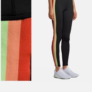 Avía Activewear Women's Side Striped Leggings Sz. M (8-10)